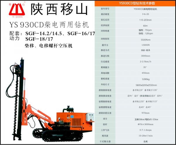 930CD鉆車價格